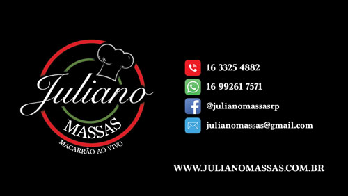 Cartão Juliano Massas