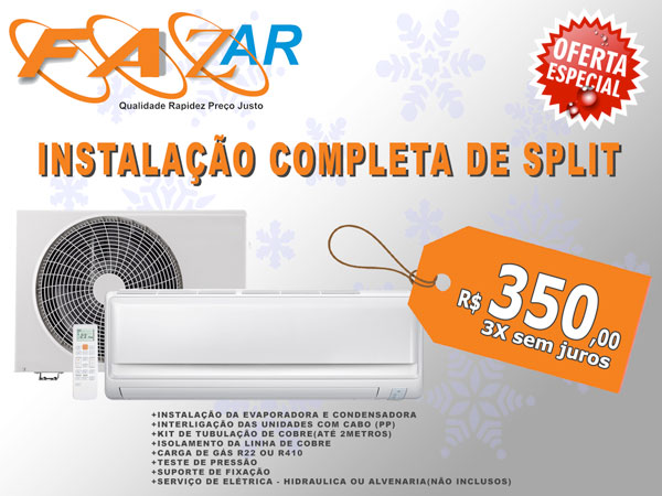 Instalação Split